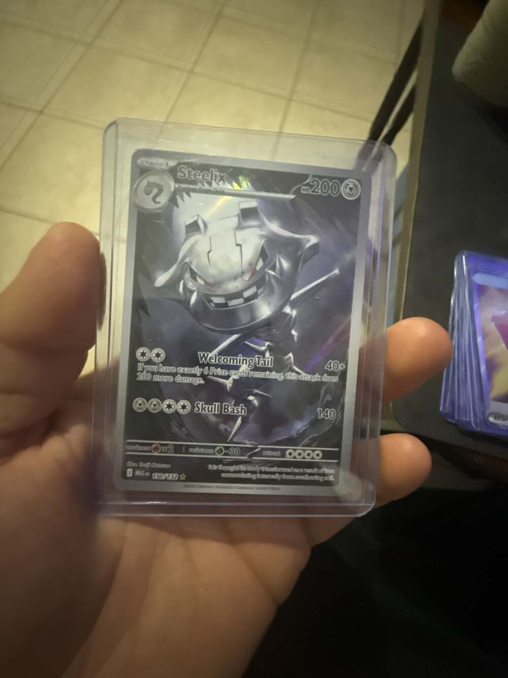 2025 Pokemon Mega Evolution Steelix Illustration Rare #150/132
